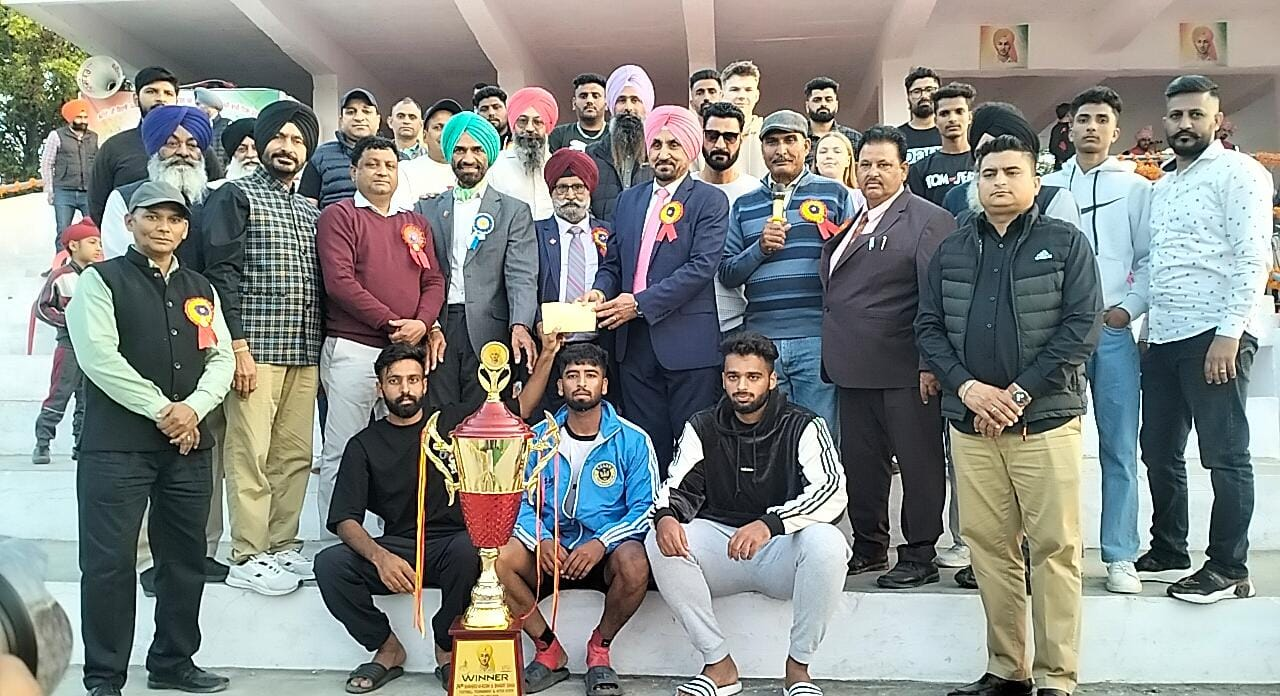 The 14th football tournament organized by Shaheed e Azam Sardar Bhagat Singh Club was celebrated with Shano Shokat.